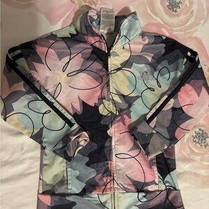 Adidas Floral Track suit, size 5. In good condition.